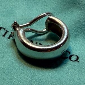 Tiffany & Co. Sterling Silver Hoop Clipon Single earring